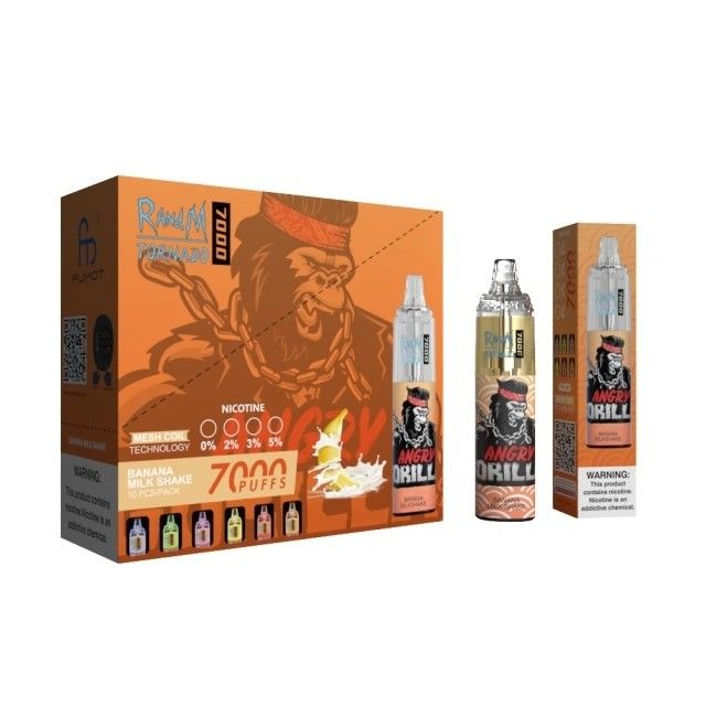 Multi Flavor Disposable Vape Device 7000 Puffs 850mAh 14ml Capacity with Type-C charge